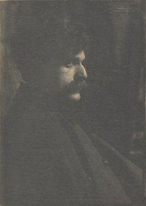 Portræt af Alfred Stieglitz, ca. 1899. af Frank Eugene