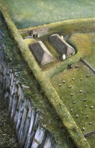 Hadrians væg: Sewingshields Wall, c2nd century, c1990-2010