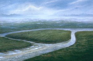 Valley of the River Colne, Sydengland, 8000 f.Kr