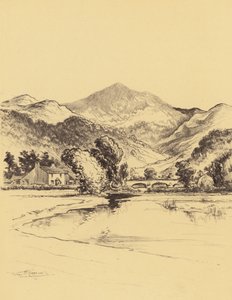 The Valley of the Duddon (litografi) af Frank Greenwood