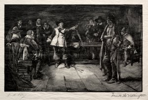 Miles Standishs Challenge, 1887. af Frank H. Wellington