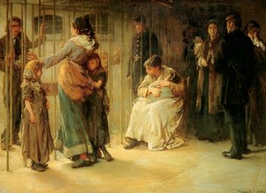 Newgate: Committed for Trial, 1878 af Frank Holl