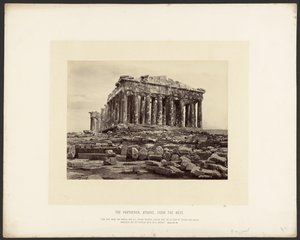 Parthenon, Athen, fra vest