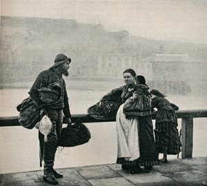 Fisher people, Whitby, c1890 af Frank Meadow Sutcliffe