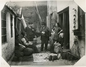 Whitby Fisher Folk, ca. 1885 (albumin print)