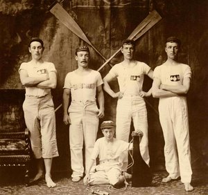 Whitby Friendship Roing Club Crew, Whitby, England. 1901 af Frank Meadow Sutcliffe