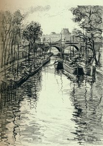 Pramme på Seinen, 1915