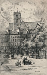Place Baudoyer, 1915 af Frank Milton Armington