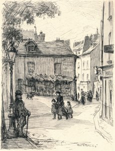 Place du Tertre, Montmartre, 1915