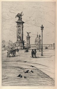 Pont Alexandre III, 1915 af Frank Milton Armington