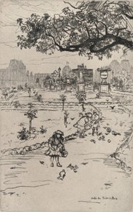 Tuilerierne, 1915 af Frank Milton Armington