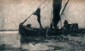 Lader prammen, c1800-tallet af Frank Mura