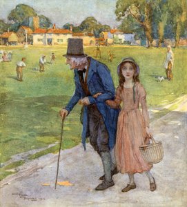 The Wayfarers (farvelitografi) af Frank Reynolds