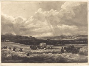 Hayfield i Yorkshire, 1904. af Frank Short