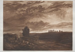 Stonehenge ved Daybreak af Frank Short