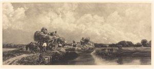 En romersk kanal af Frank Short, after Peter De Wint