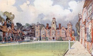 Blickling Hall (farvelitografi)