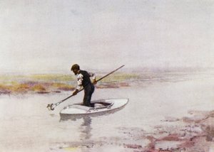 Norfolk Broads: Eel-Pickingdani af Frank Southgate