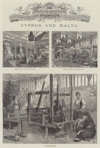 Kolonial og indisk udstilling, Cypern og Malta af Frank Watkins