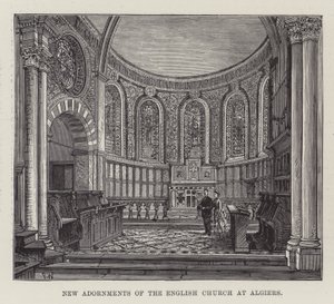 Nye udsmykninger af den engelske kirke i Algier af Frank Watkins