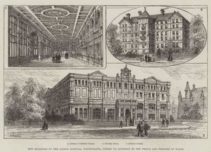 Nye bygninger på London Hospital, Whitechapel, åbnede lørdag af prinsen og prinsessen af Wales af Frank Watkins