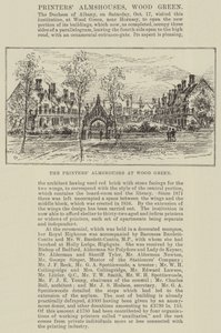 Printernes Almshuse ved Wood Green af Frank Watkins