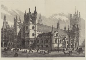 De foreslåede restaureringer af Westminster Hall af Frank Watkins