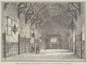 Den restaurerede parlamentssal i Edinburgh Castle af Frank Watkins