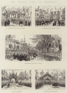 Det kongelige besøg i Swansea af Frank Watkins