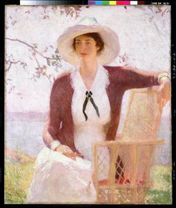 Min datter Elisabeth, ca. 1914 (olie på lærred)