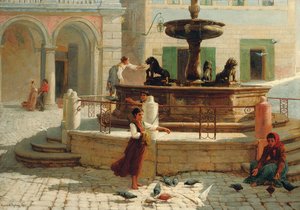 Pensionister i Assisi, 1874