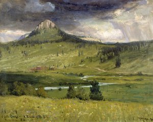 South Castle Creek, a Temple of the Hills, Black Hills, South Dakota af Franklin De Haven