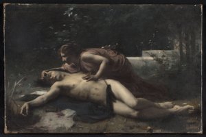 Pyramus og Thisbe, ca. 1875 (olie på lærred)