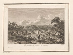 Udsigt over stenbruddet ved Campo Bello, Selinunte Vuë-pris i les Carrieres de Campo bello près de Selinunte (titel på objektet) af François Allix