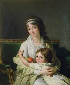 Portræt formodes at være Madame Jeanne-Justine Boyer-Fonfrede og hendes søn, Henri