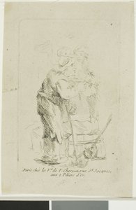 En dårligt klædt bonde af François Boucher