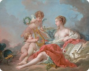 Allegori af musik af François Boucher