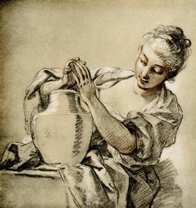 Pige ved en brønd af François Boucher