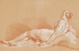 ung kvinde liggende af François Boucher