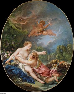 Jupiter og Callisto af François Boucher