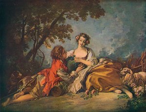 Pastoralfag, 1700-tallet af François Boucher