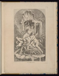 Tavle 2, Receuil de Fontaines (Samling af fontæner) af François Boucher