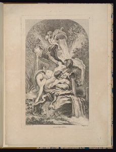 Tavle 5, Receuil de Fontaines (Samling af fontæner) af François Boucher