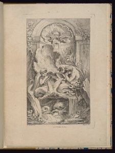 Tavle 6, Receuil de Fontaines (Samling af fontæner) af François Boucher