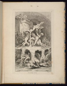 Tavle 7, Receuil de Fontaines (Samling af fontæner) af François Boucher