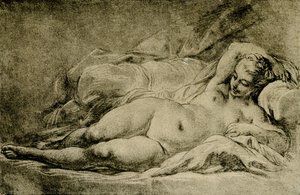 Tilbagelænet Venus af François Boucher