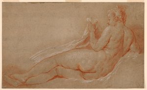 Undersøgelse for liggende nøgen af François Boucher