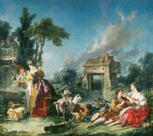 Kærlighedens kilde af François Boucher