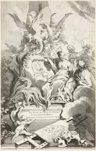 Nådegaverne på Watteaus gravmæle af François Boucher
