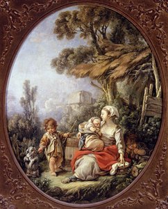 De små hunde danser af François Boucher